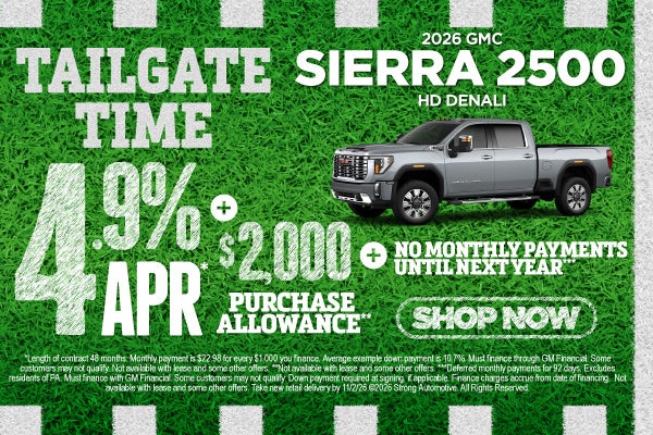 2026 GMC Sierra 2500 HD DENALI 4.9% APR* 