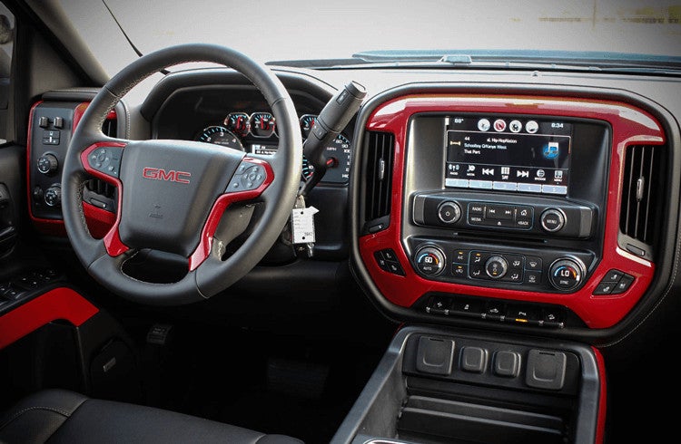 Tuscany Custom red and black Leather Seating Package